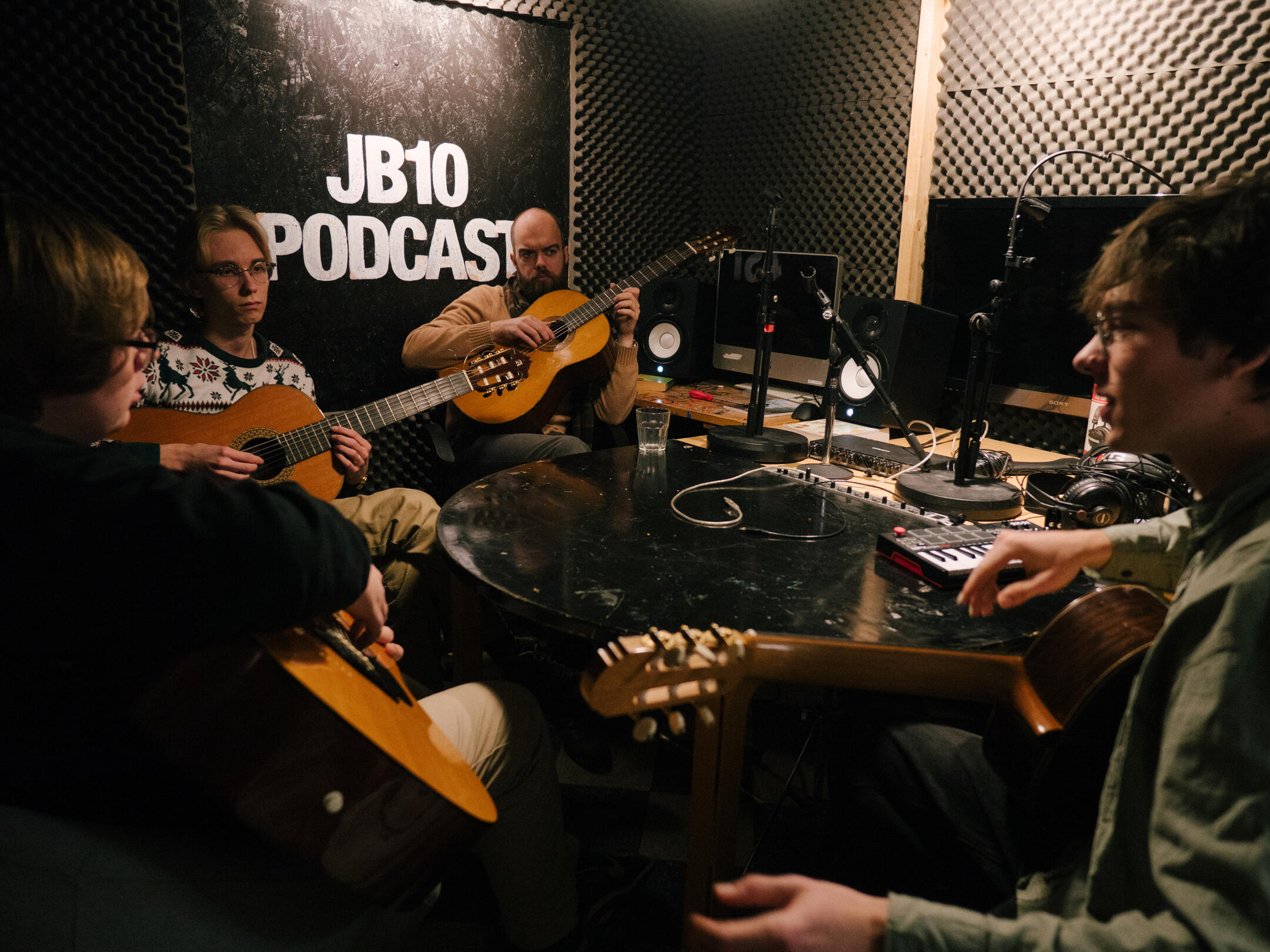 Gustav Ertbølle, August Hauskov, Jonas Færgeman og William Damgaard